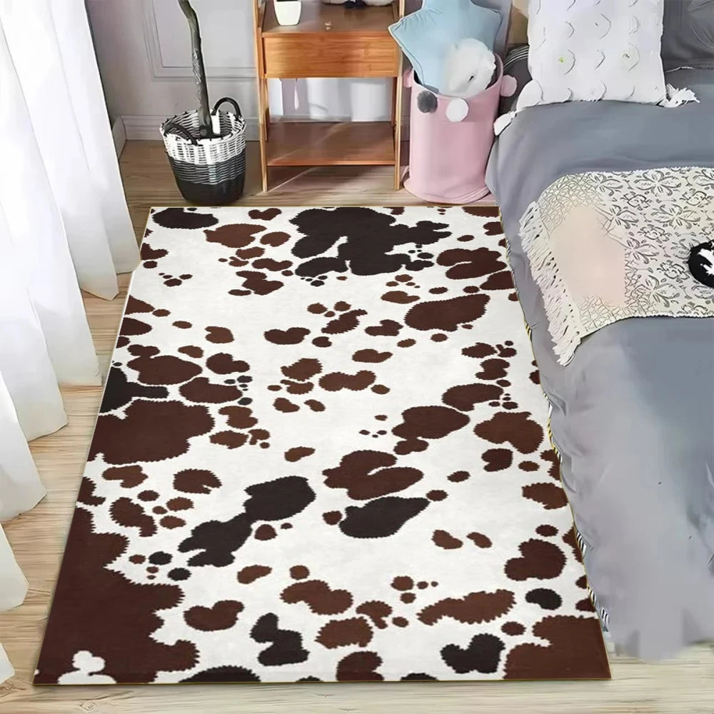 Retro Cowhide Rug - 2 - Cowboy Outpost