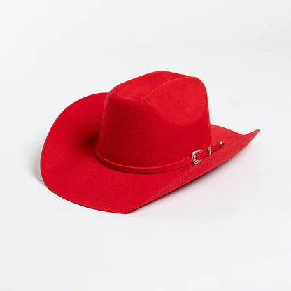Felt Wide Brim Cowboy Hat - lake blue - Cowboy Outpost