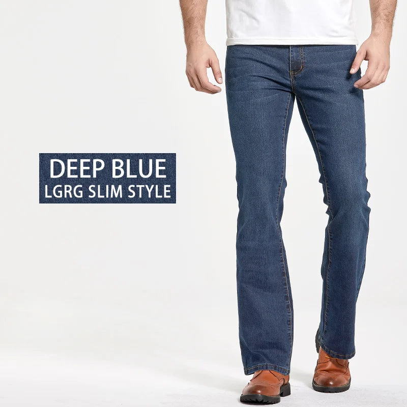 Jeans - Stretch Classic Blue - Stretch Deep Blue - Cowboy Outpost