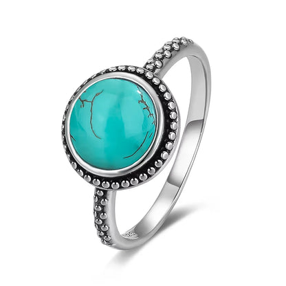 Turquoise Sterling Ring - R2456TU - Cowboy Outpost