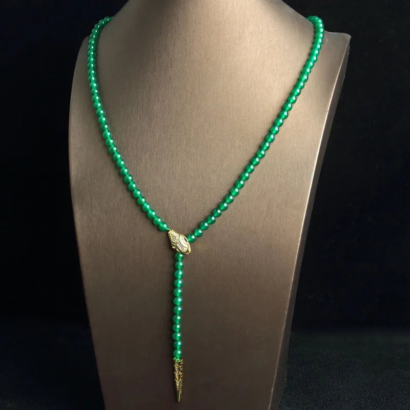 Turquoise Women's Necklace - length 26in 3 - Cowboy Outpost