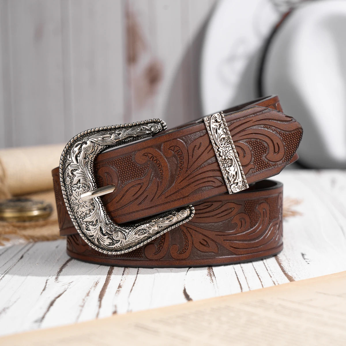 Metal Belt - Black - black - Cowboy Outpost
