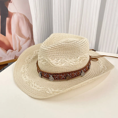 Straw Woven Cowboy Hat - Cowboy Outpost