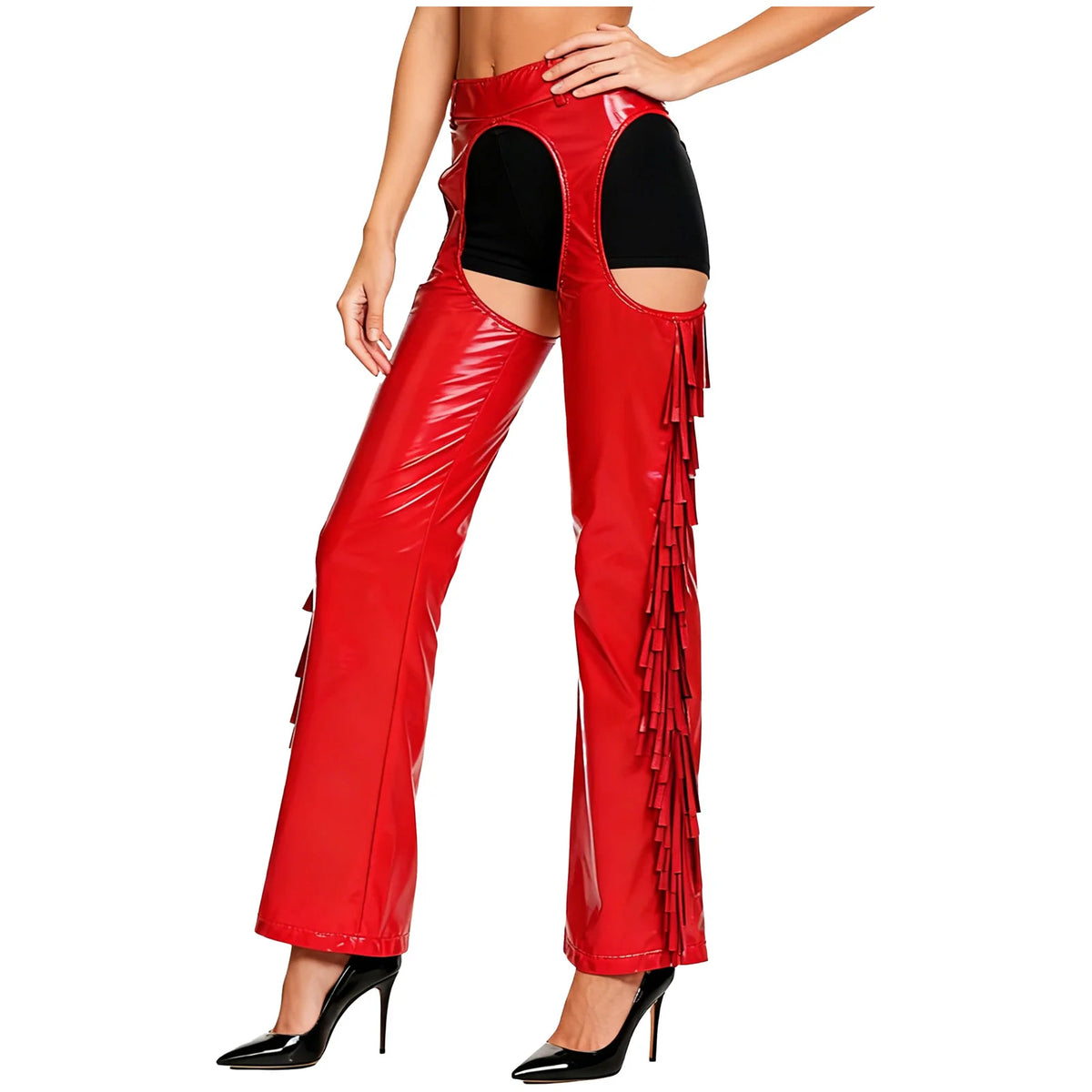 Leather Cowgirls Chaps - Pink - Cowboy Outpost
