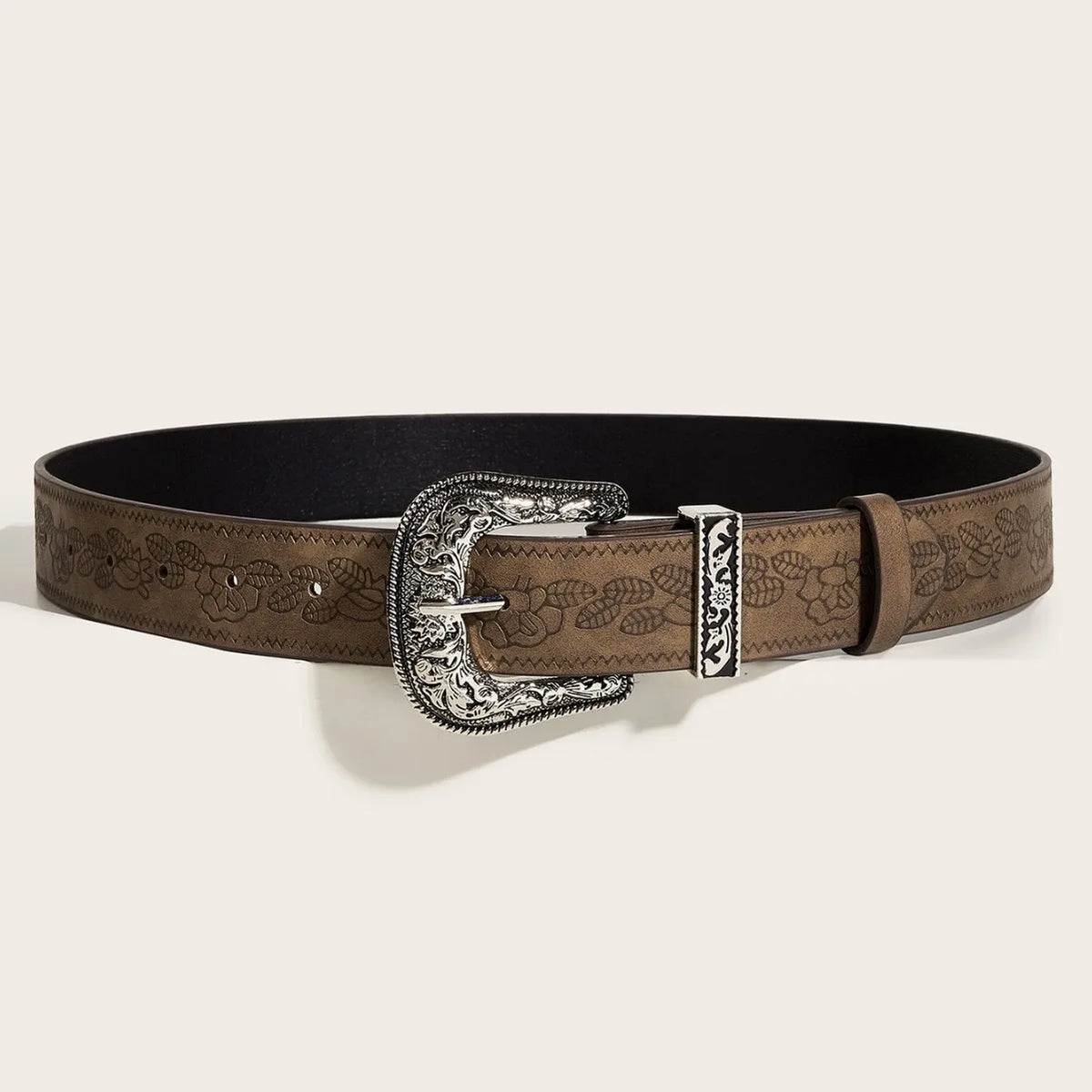 Retro Brown Belt - Cowboy Outpost