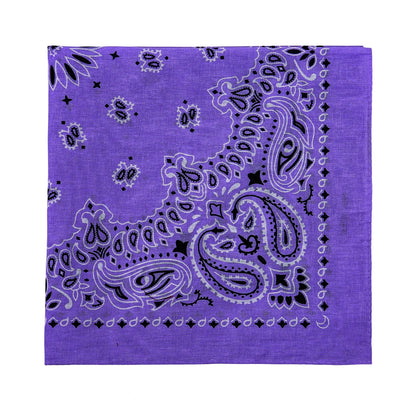 Square Cotton Paisley Bandana - meihong - Cowboy Outpost