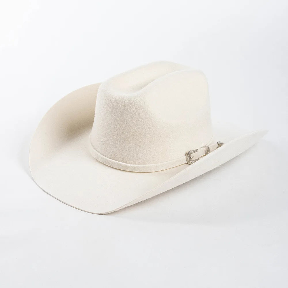Felt Wide Brim Cowboy Hat - Lilac - Cowboy Outpost