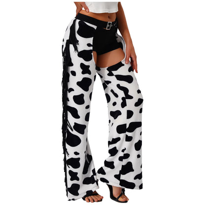 Tassel Chaps - White - Cowboy Outpost