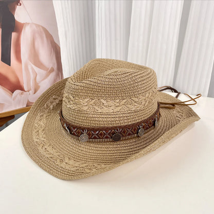 Straw Woven Cowboy Hat - Cowboy Outpost