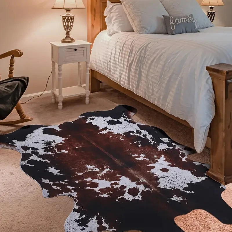 Winter Cowhide Rug - niu 32 - Cowboy Outpost