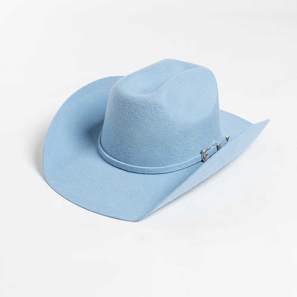 Felt Wide Brim Cowboy Hat - orange - Cowboy Outpost