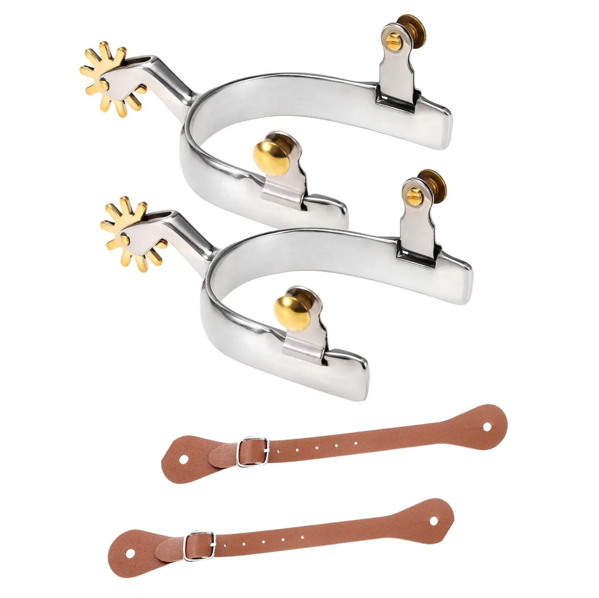 Stainless Steel Spurs - Women Size - Cowboy Outpost