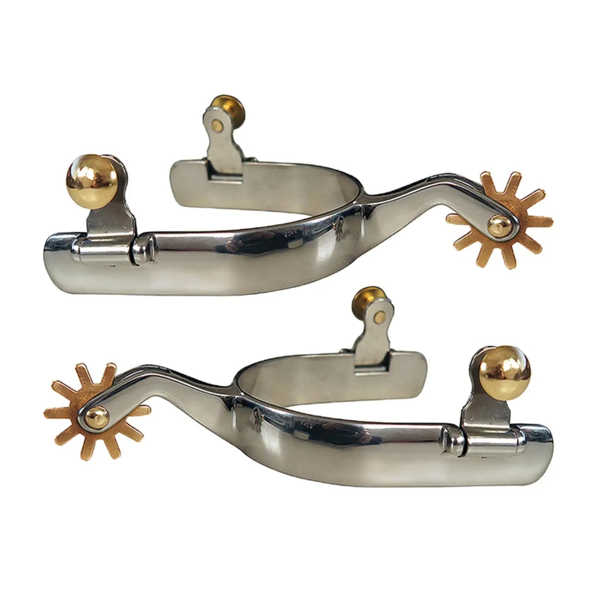 Western Riding Spurs - Brown - Cowboy Outpost