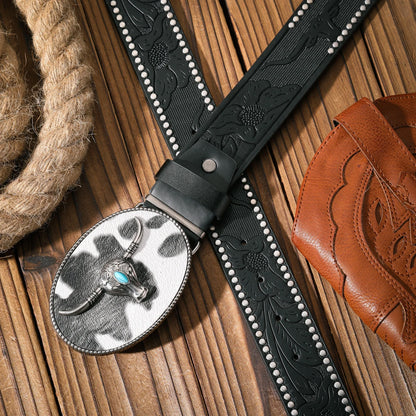 Metal Belt - Black gold - Cowboy Outpost