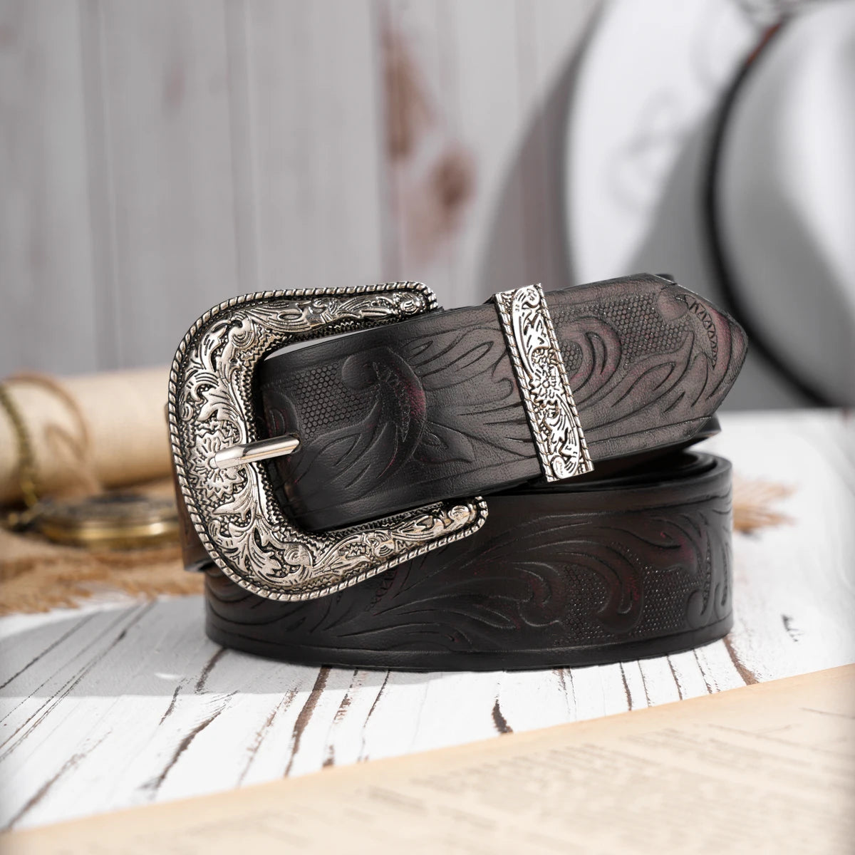 Metal Belt - Black - MULTI - Cowboy Outpost