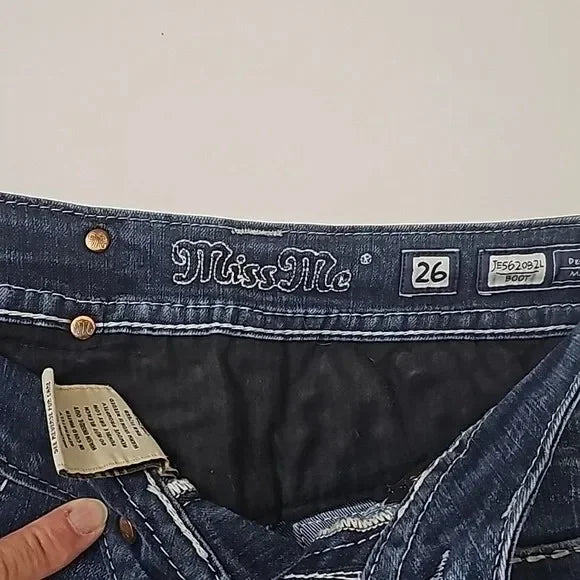 Embroidered Flare Jeans - 2 - Cowboy Outpost