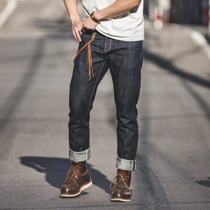 Leather Denim Jeans - Jeans and Belt - Cowboy Outpost