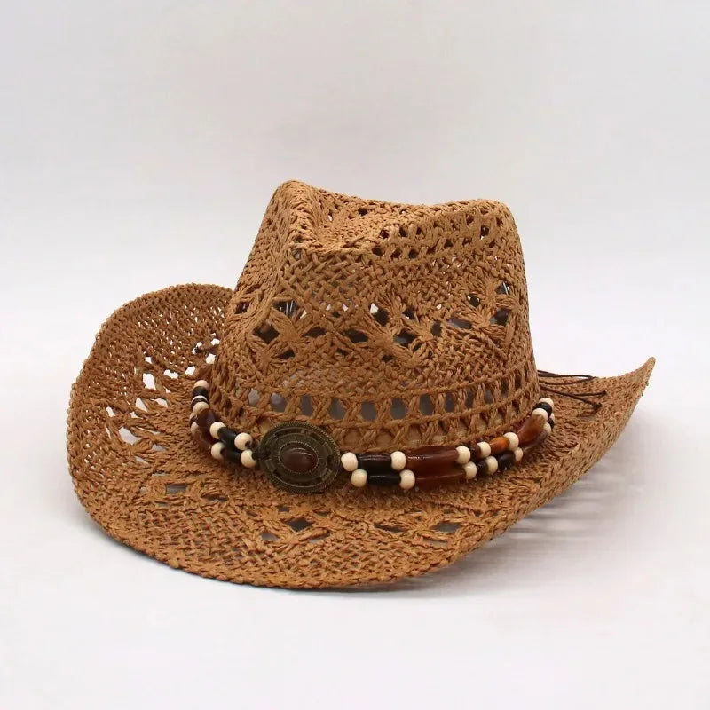 Straw Beach Cowboy Hat - D3 - Cowboy Outpost