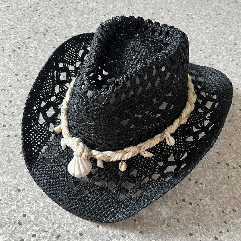 Straw Beach Cowboy Hat - F1 - Cowboy Outpost