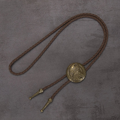 Leather Rechicgu Bolo Tie - Cowboy Outpost