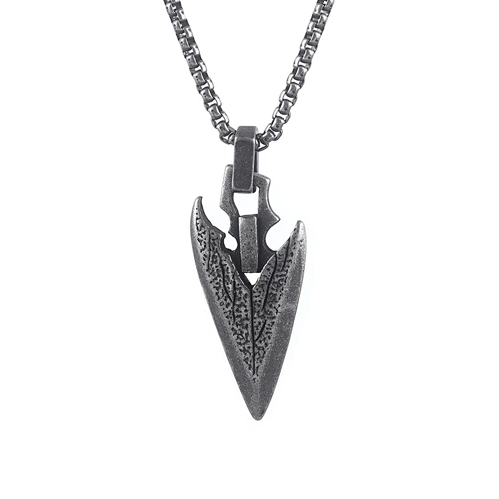 Steel Arrowhead Necklace - Cowboy Outpost