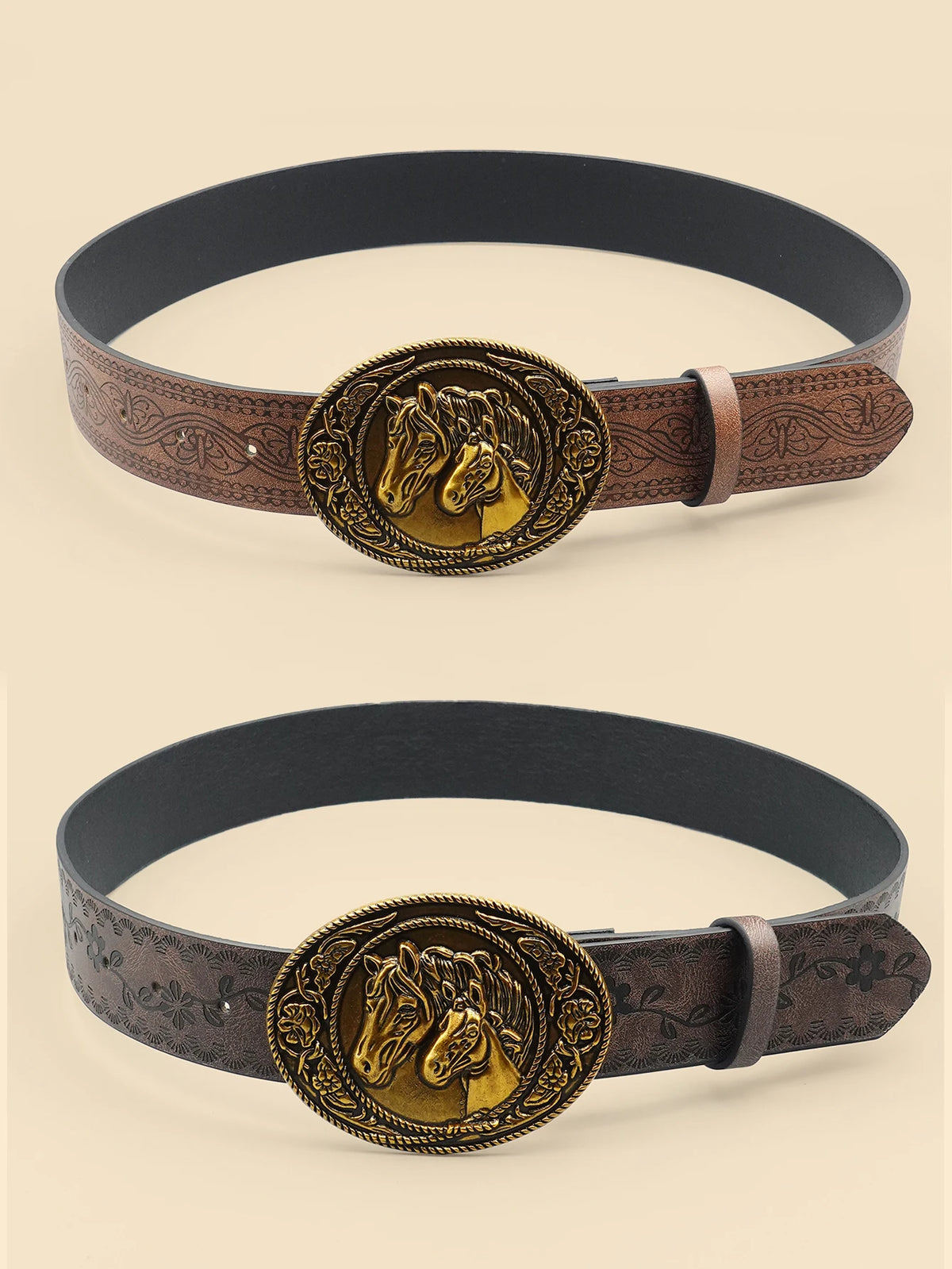 Denim Women's Belt - Coffee - Cowboy Outpost