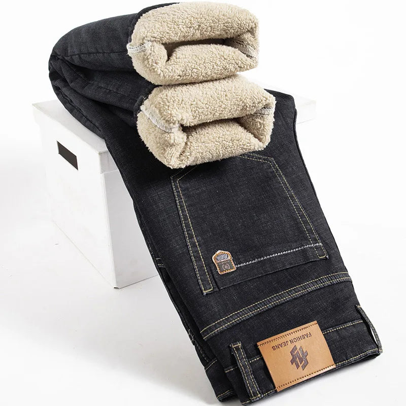 Fleece-Lined Winter Jeans - Style A - Cowboy Outpost
