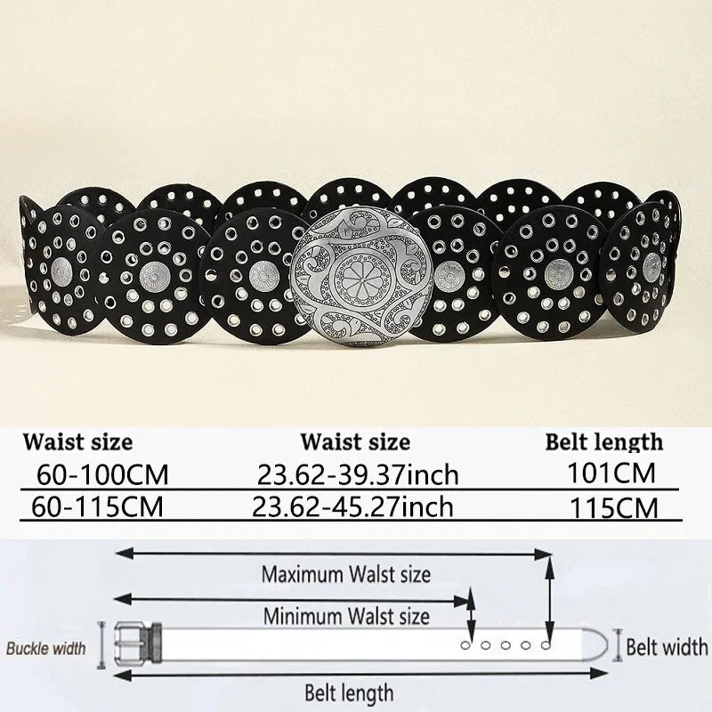 Denim Vintage Belt - 06 - Cowboy Outpost