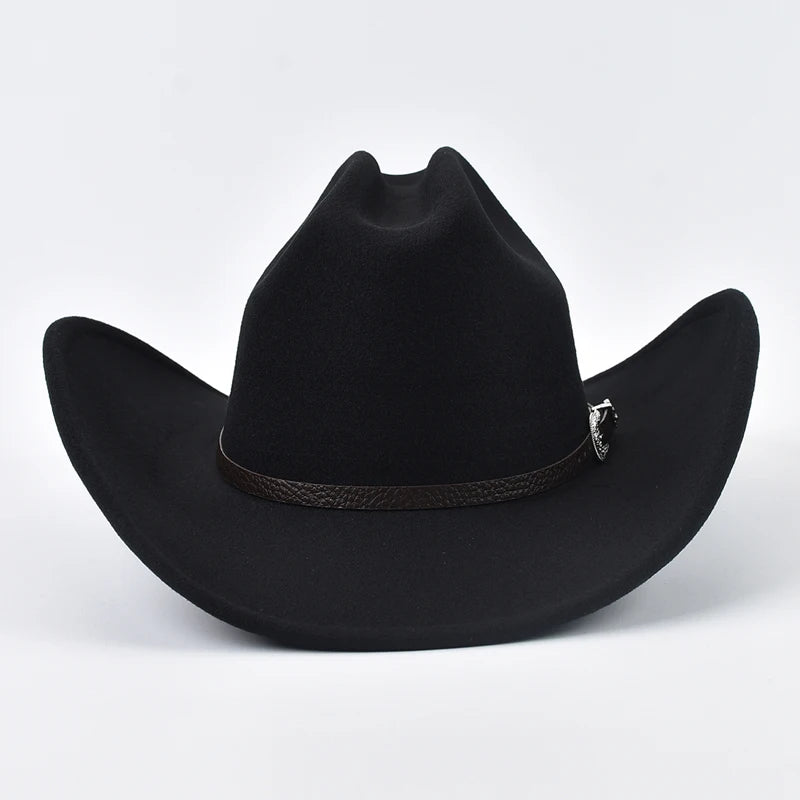 Leather Edge Cowboy Hat - Brown - Cowboy Outpost