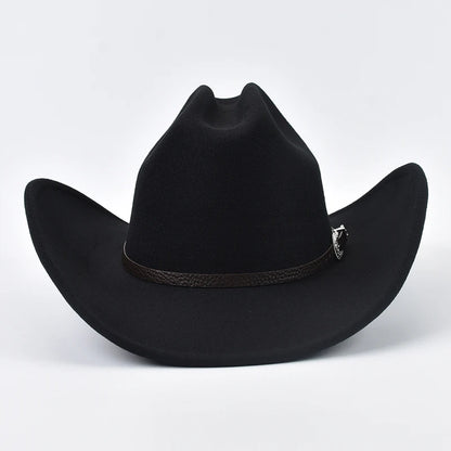 Leather Edge Cowboy Hat - Brown - Cowboy Outpost