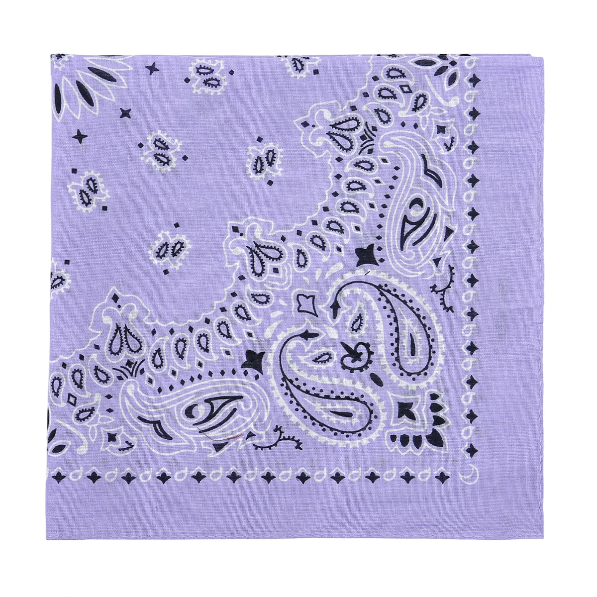 Square Cotton Paisley Bandana - Cowboy Outpost
