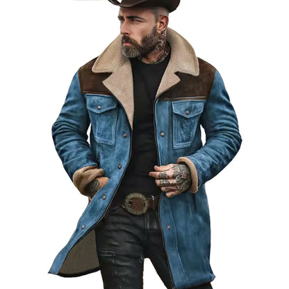 Men's Suede Jacket - Style 8 - Cowboy Outpost