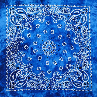 Gradient Cotton Scarf Bandana - Dye dark orange - Cowboy Outpost