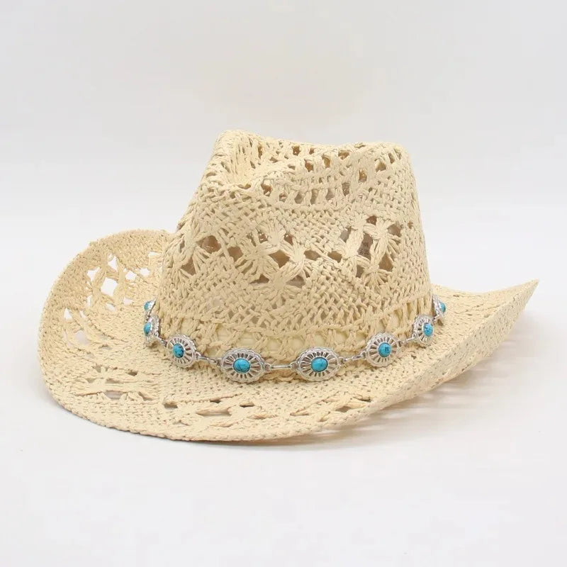 Straw Beach Cowboy Hat - C4 - Cowboy Outpost