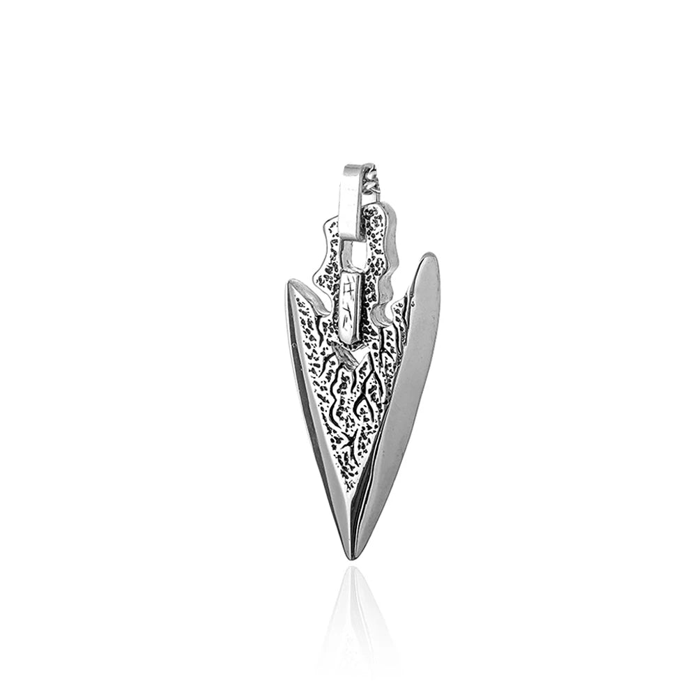 Steel Arrowhead Necklace - Cowboy Outpost