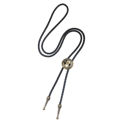 Leather Adjustable Bolo Tie - Cowboy Outpost