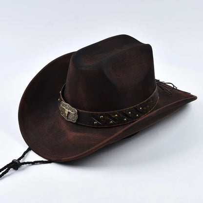 Felt Vintage Cowboy Hat - coffee - Cowboy Outpost