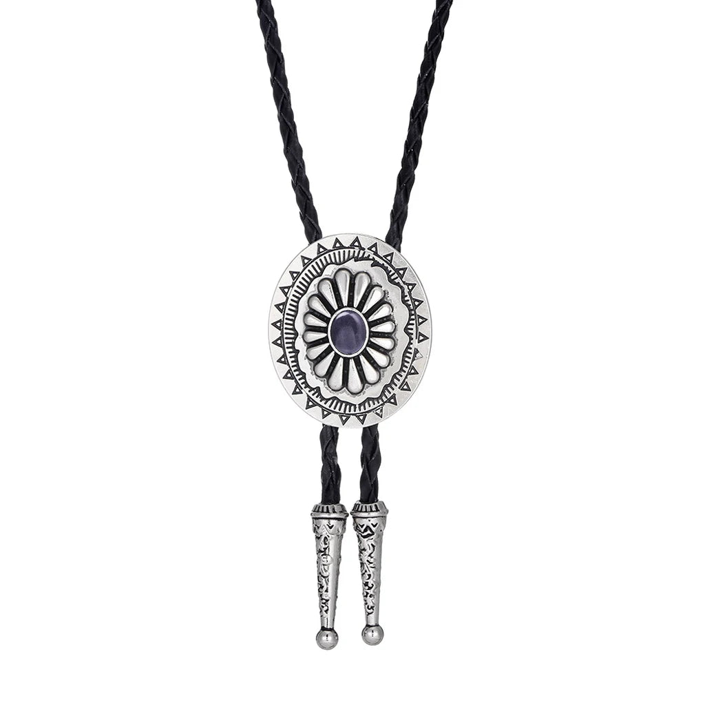Turquoise Celtic Bolo Tie - 10 - Cowboy Outpost