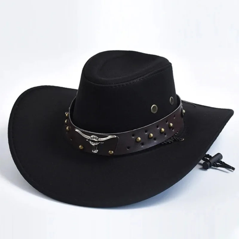 Suede Wide Cowboy Hat - Brown - Cowboy Outpost