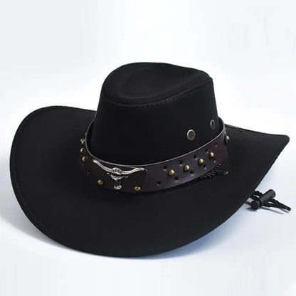 Suede Wide Cowboy Hat - Brown - Cowboy Outpost