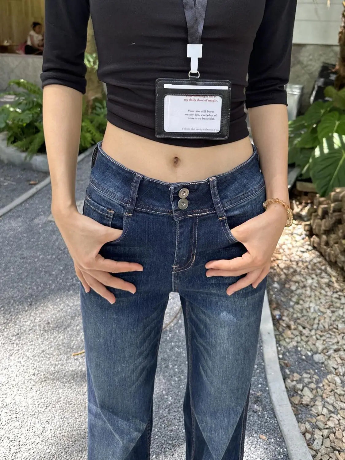 Vintage Jeans - Dark blue - Dark blue - Cowboy Outpost