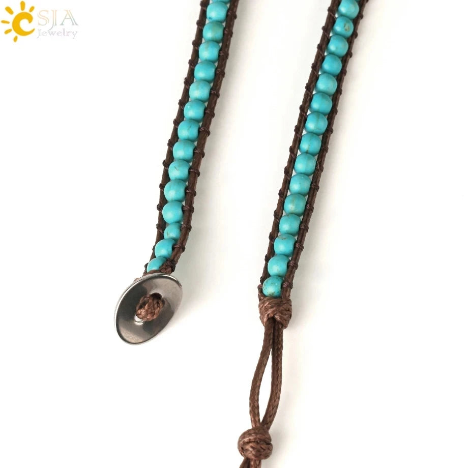 Turquoise Handmade Bracelet - Cowboy Outpost