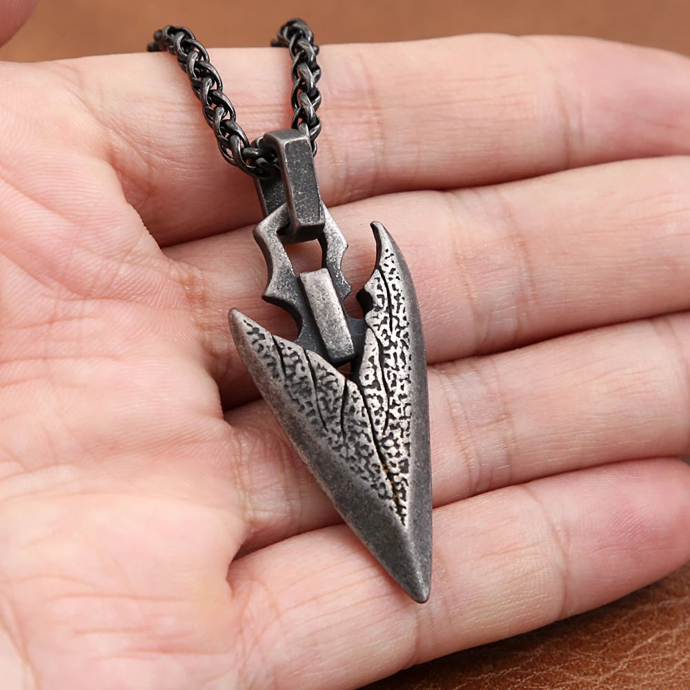 Steel Arrowhead Necklace - Cowboy Outpost