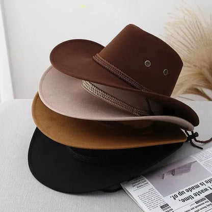 Felt Brown Cowboy Hat - light coffee - Cowboy Outpost