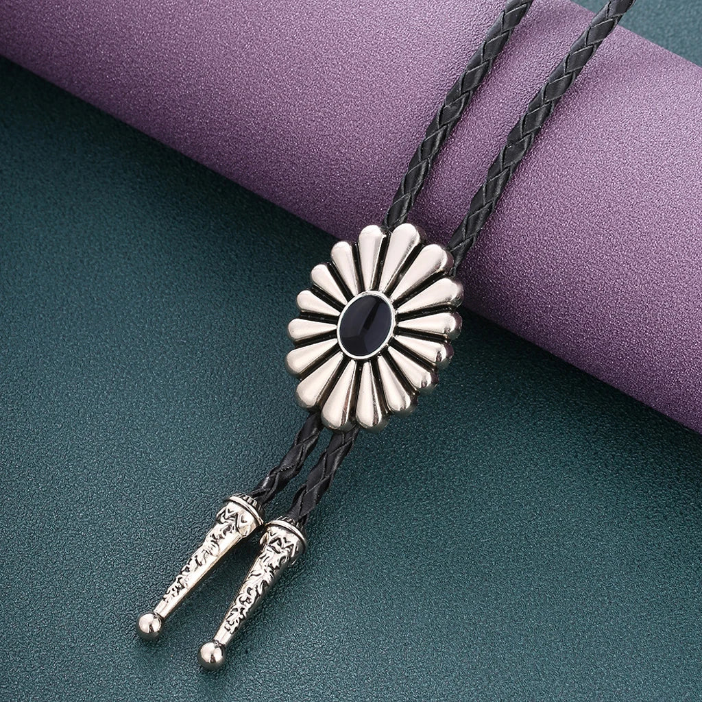 Turquoise Celtic Bolo Tie - 05 - Cowboy Outpost