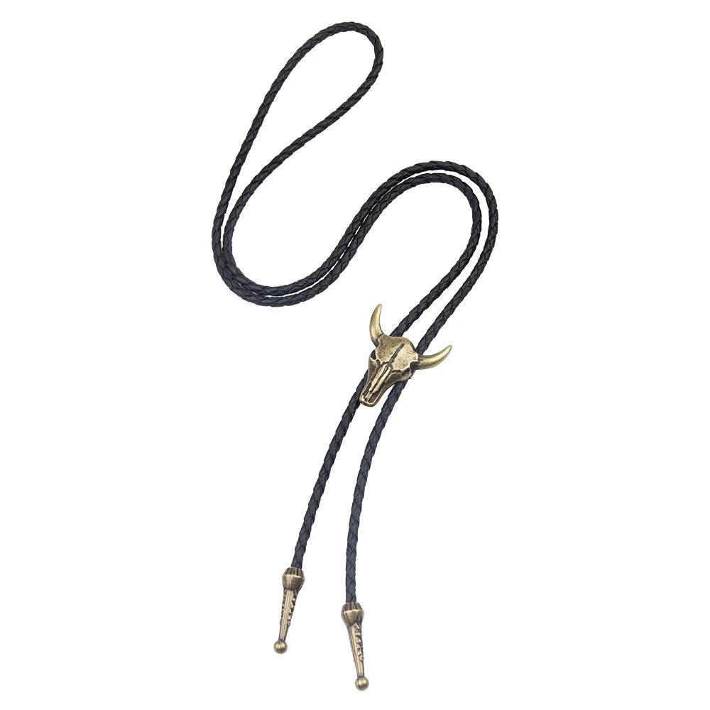Leather Adjustable Bolo Tie - Cowboy Outpost