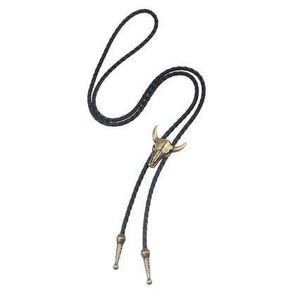 Leather Adjustable Bolo Tie - Cowboy Outpost