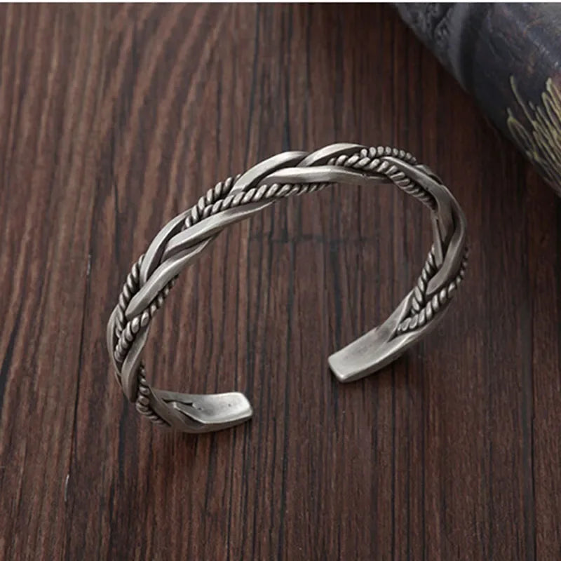 Silver Retro Bracelet - Cowboy Outpost