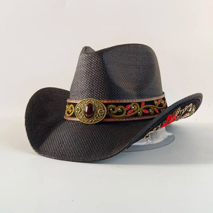 Straw Decal Cowboy Hat - Cowboy Outpost