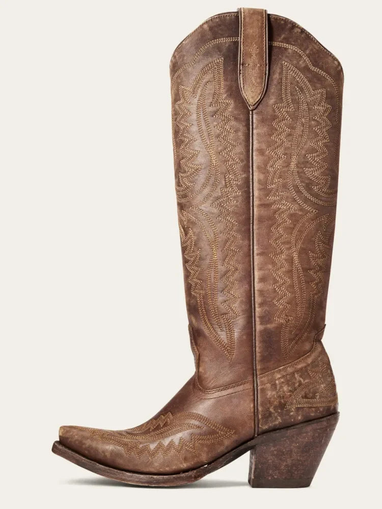 Autumn Cowboy Boots - Pink - Cowboy Outpost